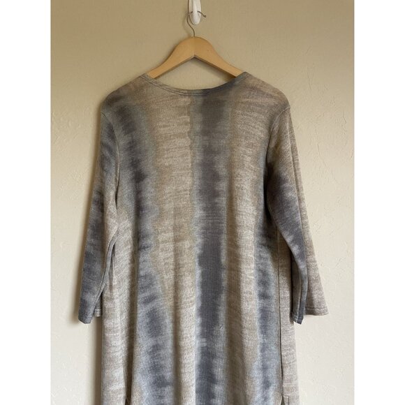 CATO Size Large Tan Ombre Open Cardigan Sweater - Picture 7 of 9